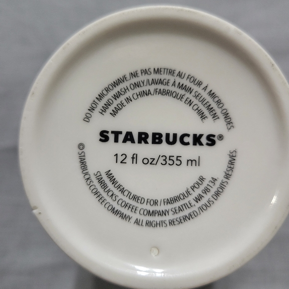 Starbucks Coffee Colorful "LOVE IS LOVE" Ceramic Tumbler Mug Cup 12 oz 2017 New - Picture 3 of 6